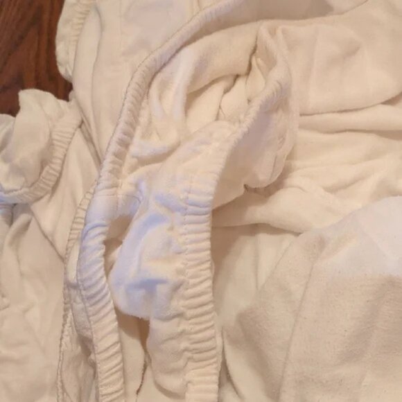 ORGANICS Vintage White CALIFORNIA KING Sheet Set - Picture 2 of 5